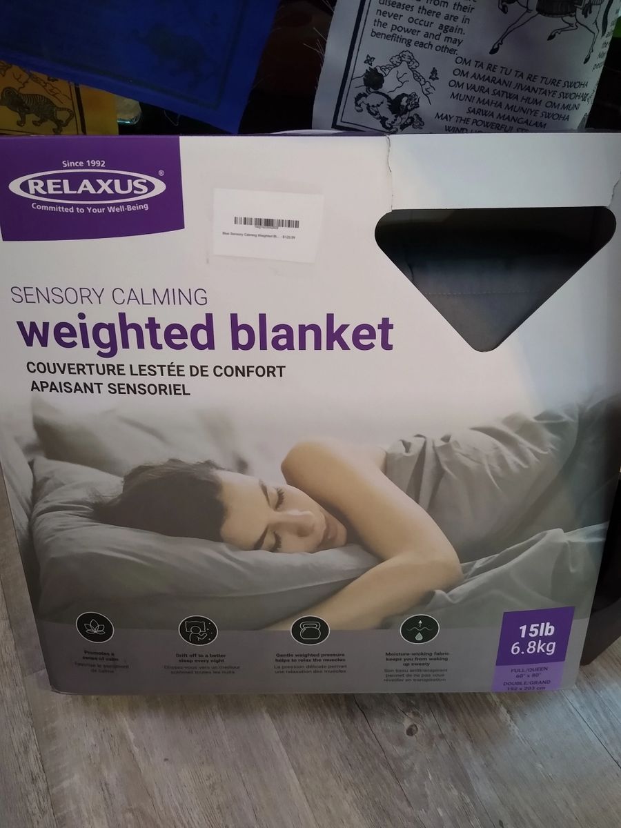 Relaxus Sensory Calming Weighted Blanket Grey